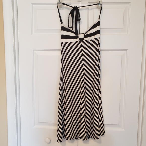 H&M Dresses & Skirts - H & M Striped Midi Halter Dress Size 10
